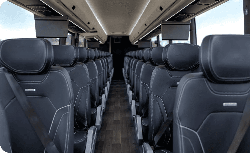 interior View of Charter Bus